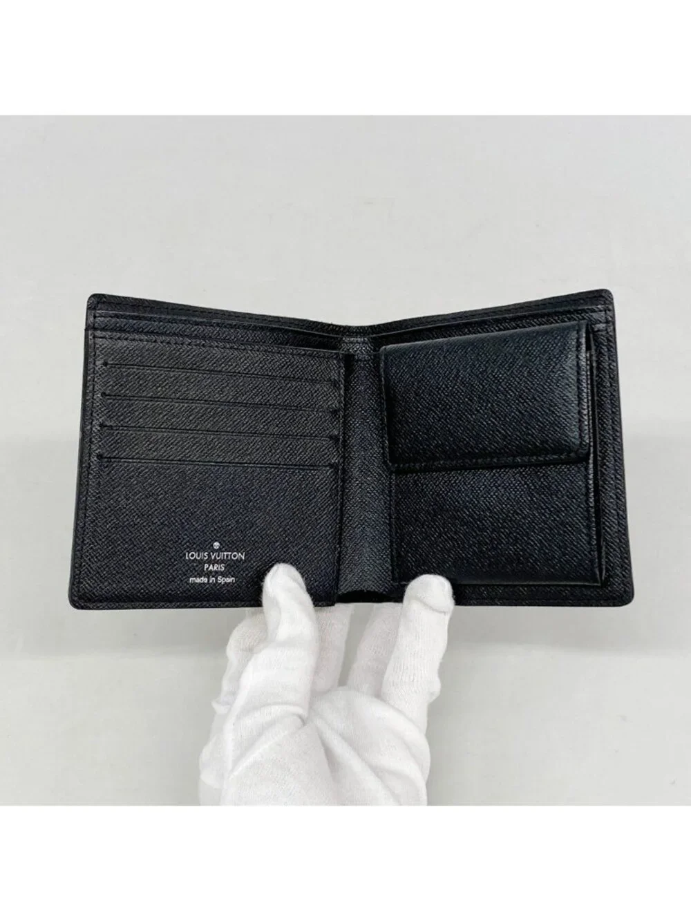 Louis Vuitton Wallet Damier Graphite Portefeuille Marco Black Gray